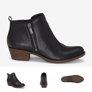 Lucky Brand Basel Women's Black Ankle Boots